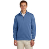 Brooks Brothers Men's Charter Blue Double Knit Quarter Zip