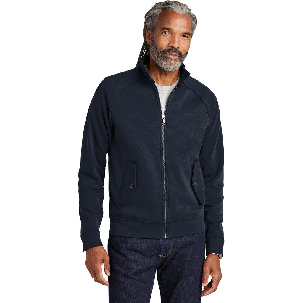 Brooks Brothers Men's Night Navy Double-Knit Full Zip