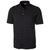 Cutter & Buck Men's Dark Black Tall DryTec Advantage Space Dye Polo