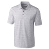 Cutter & Buck Men's Elemental Grey Tall DryTec Advantage Space Dye Polo