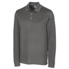 Cutter & Buck Men's Elemental Grey Tall DryTec Long Sleeve Advantage Polo