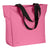 BAGedge Pink Polyester Zip Tote