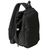 Port Authority Deep Black Crossbody Backpack