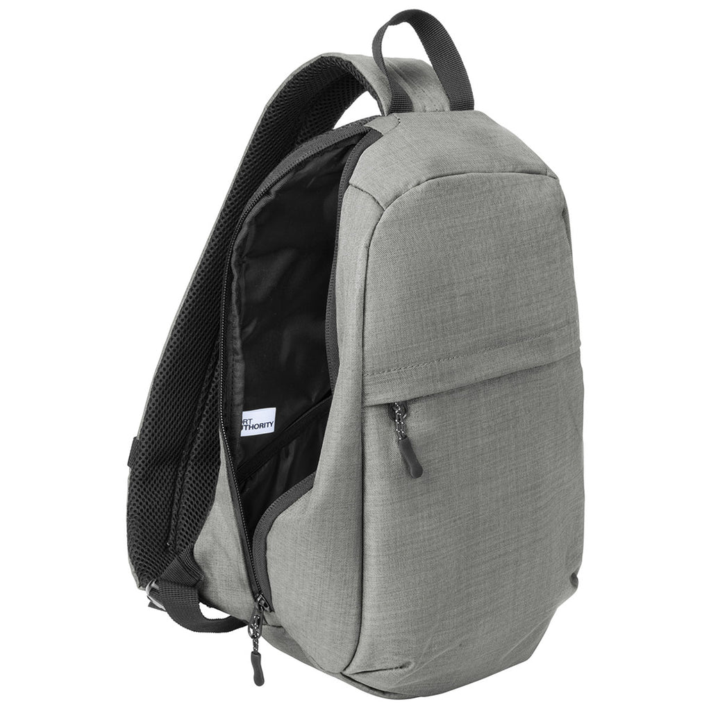 Port Authority Gusty Grey Heather Crossbody Backpack