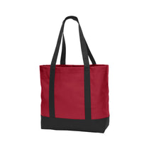 Port Authority Chili Red/Black Day Tote