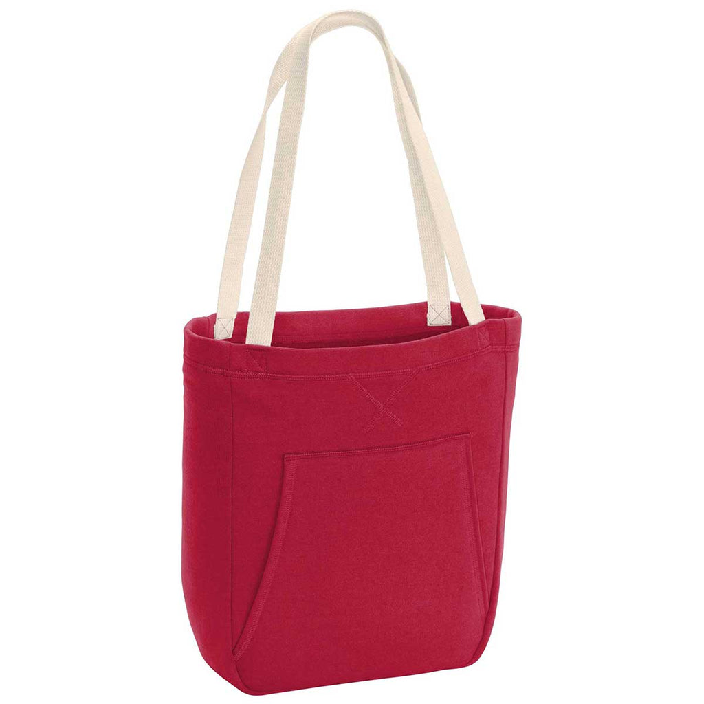 Port Authority Red Core Sweatshirt Tote