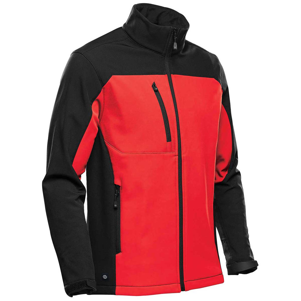 Stormtech Men's Bright Red/Black Cascades Softshell