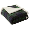 Port Authority Black Watch Flannel Sherpa Blanket