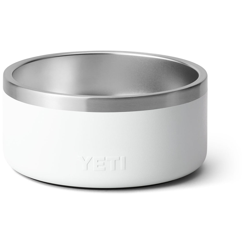 YETI White Boomer 4 Dog Bowl