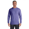 Comfort Colors Men's Violet 6.1 Oz. Long-Sleeve Pocket T-Shirt