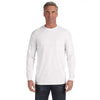 Comfort Colors Men's White 6.1 Oz. Long-Sleeve Pocket T-Shirt