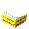 Post-It White Custom Printed Notes Half Cube - 4