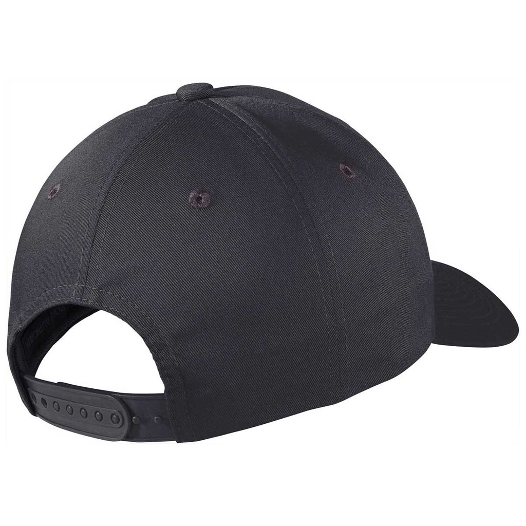 Port Authority Graphite Grey Snapback Fine Twill Cap