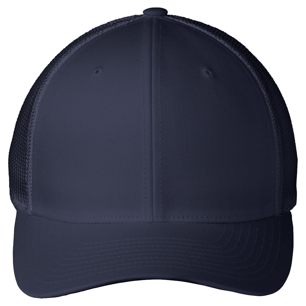 Port Authority True Navy/True Navy Mesh Back Cap