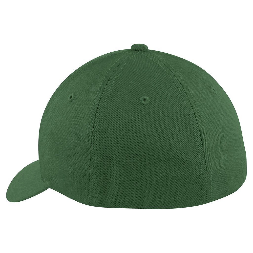 Port Authority Forest Green Flexfit Cotton Twill Cap