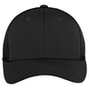 Port Authority Black/Black Pique Mesh Cap