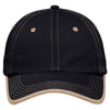 Port Authority Navy/Light Sand Vintage Washed Contrast Stitch Cap