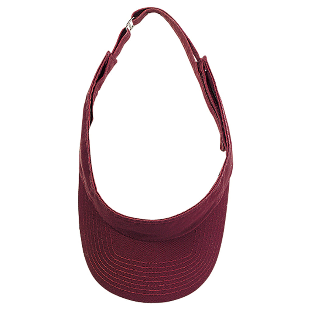 Port Authority Maroon Fashion Visor