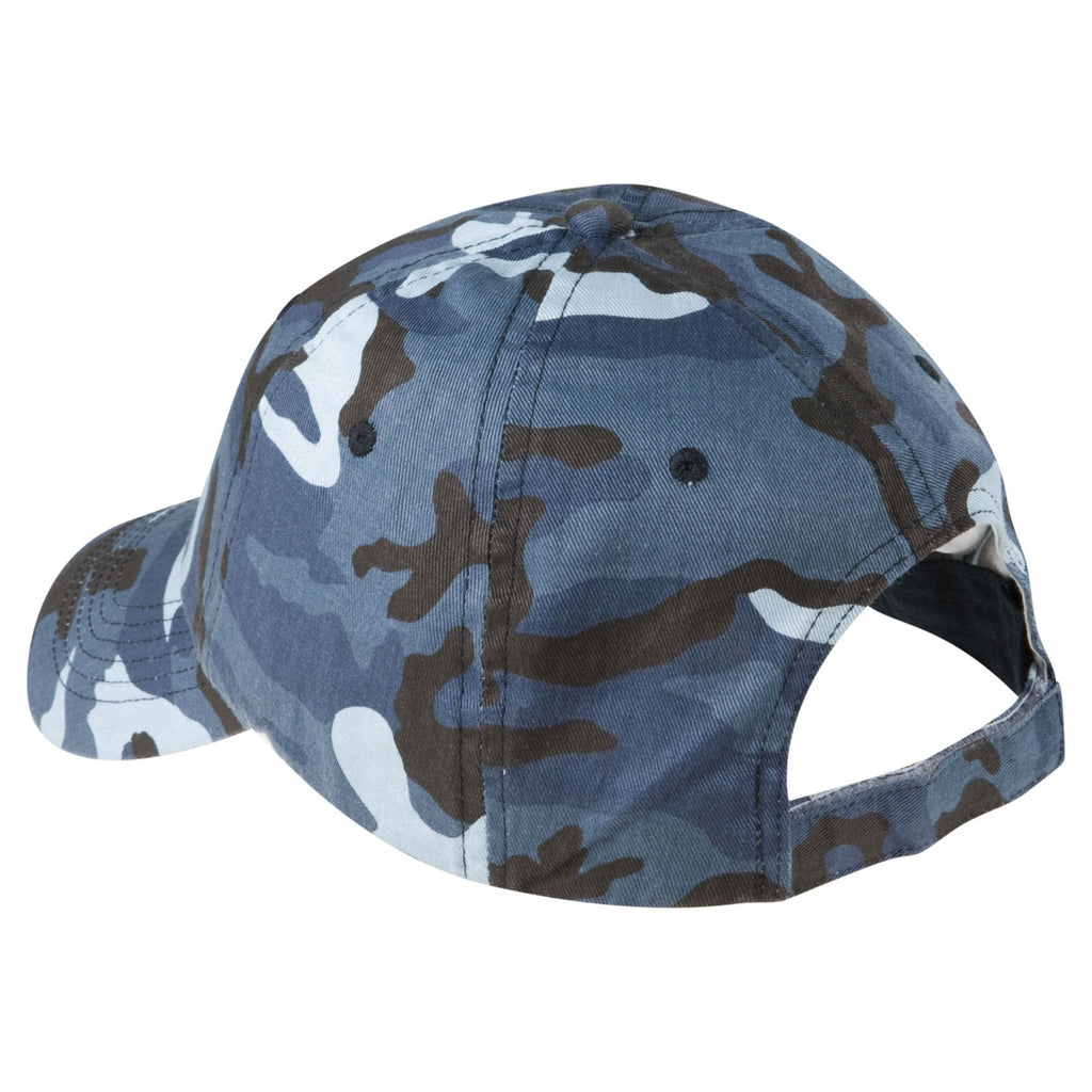 Port Authority Navy Camo Camouflage Cap