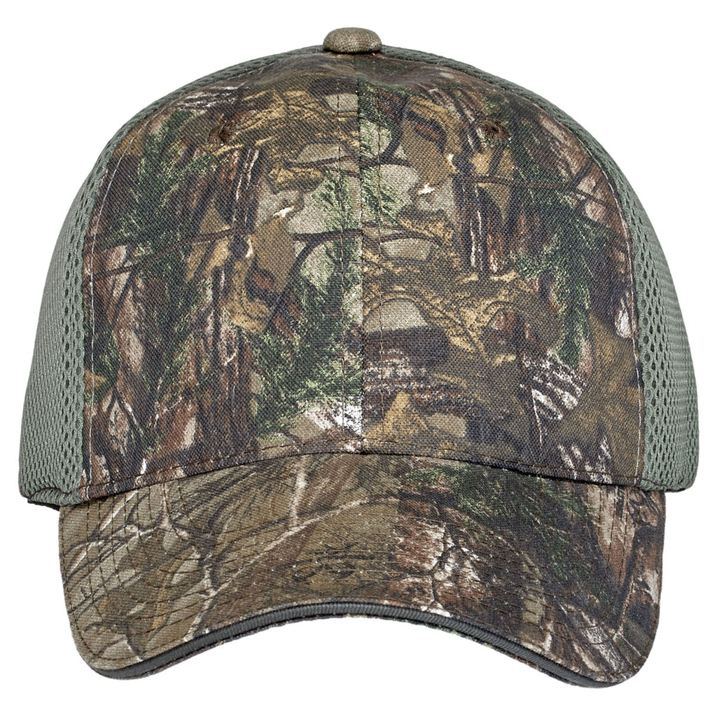 Port Authority Realtree Xtra/Green Mesh Camouflage Cap with Air Mesh Back