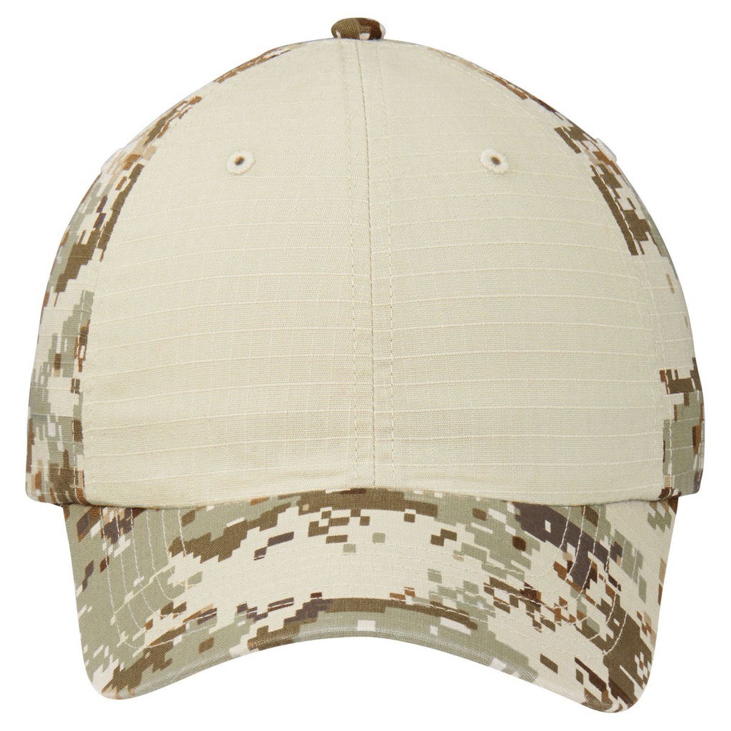 Port Authority Sand Camo/ Sand Colorblock Digital Ripstop Camouflage Cap