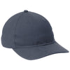 Port Authority Navy Leather Strap Cap