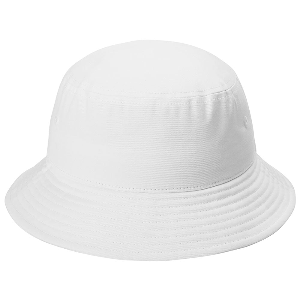 Port Authority White Twill Classic Bucket Hat