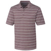 Cutter & Buck Men's Bordeaux Forge Polo Heather Stripe