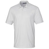 Cutter & Buck Men's White Pike Polo Double Dot Print