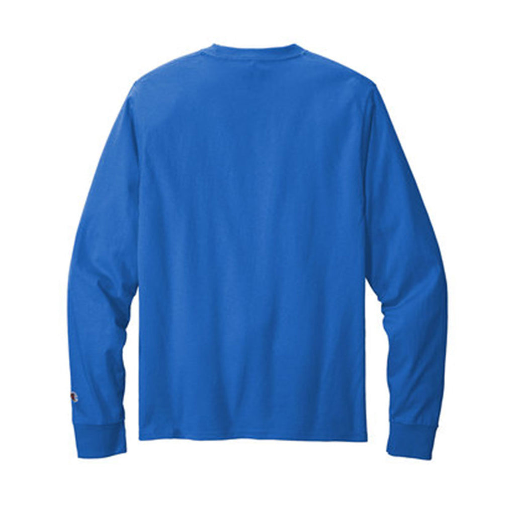 Champion Men's Athletic Royal Heritage 5.2-oz Jersey Long Sleeve Tee