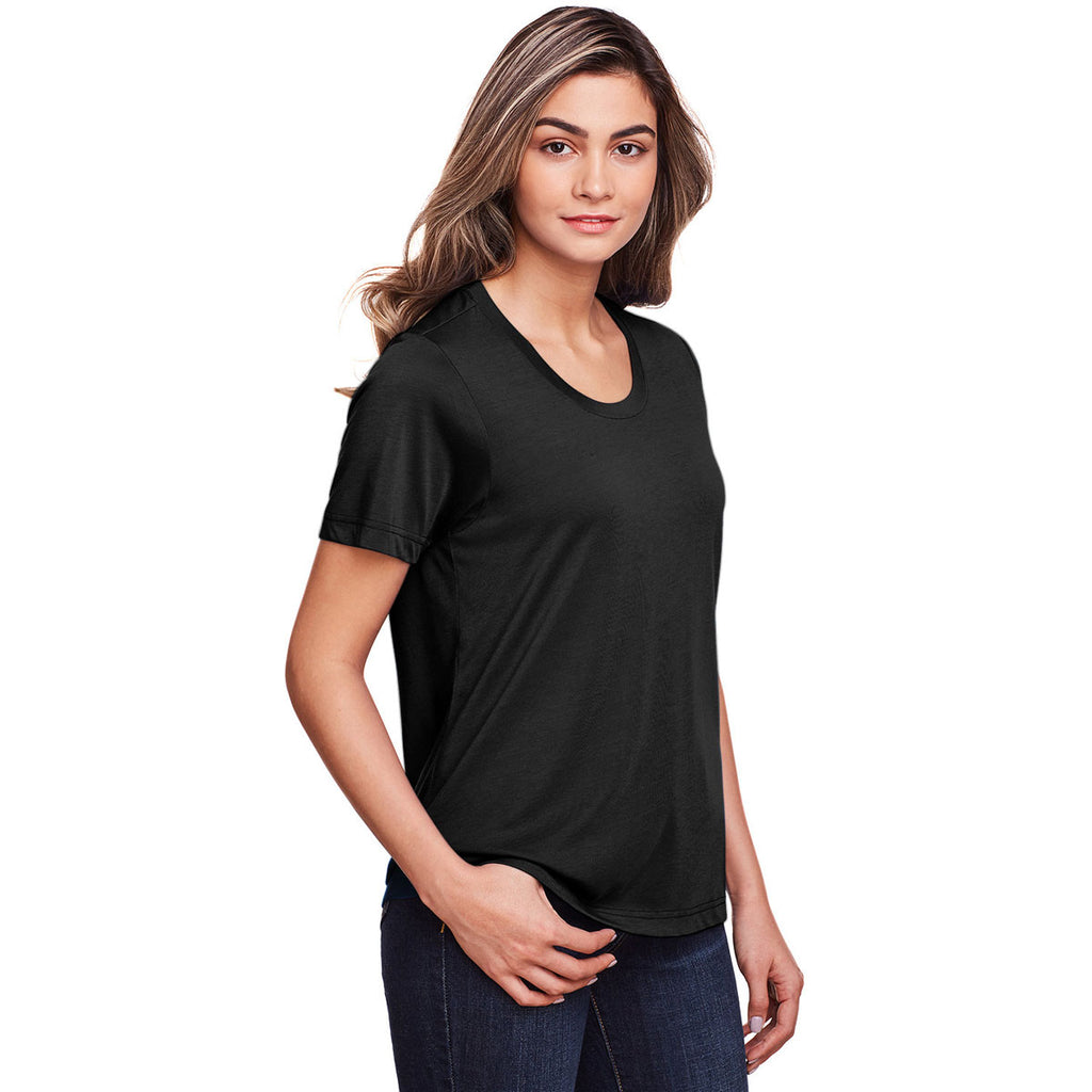 Core 365 Women's Black Fusion ChromaSoft Performance T-Shirt