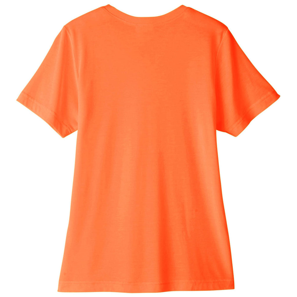 Core 365 Women's Campus Orange Fusion ChromaSoft Performance T-Shirt