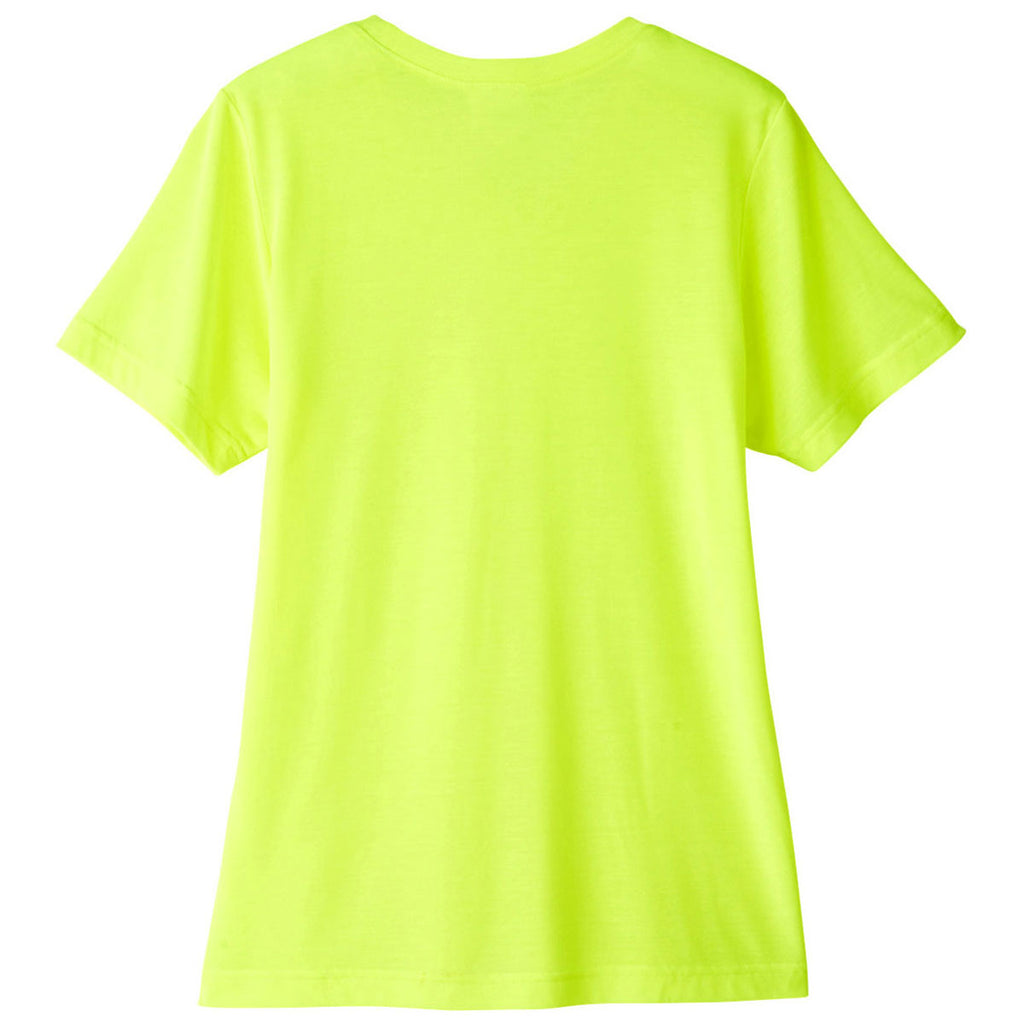 Core 365 Women's Safety Yellow Fusion ChromaSoft Performance T-Shirt