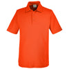 Core 365 Men's Campus Orange Fusion ChromaSoft Pique Polo