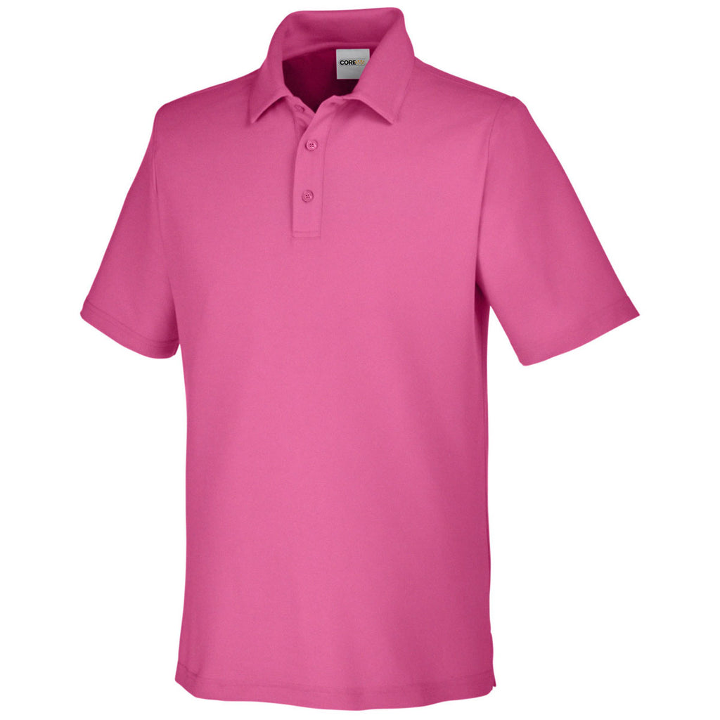 Core 365 Men's Charity Pink Fusion ChromaSoft Pique Polo