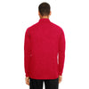 Core 365 Men's Classic Red Heather/Carbon Kinetic Performance Quarter Zip