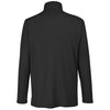 Core 365 Men's Black Fusion ChromaSoft Pique Quarter-Zip