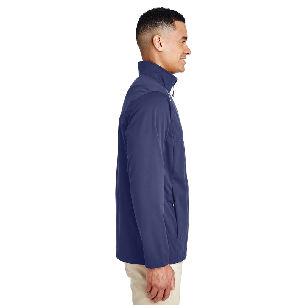 Core 365 Men's Classic Navy Techno Lite Three-Layer Knit Tech Shell