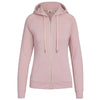 Landway Women's Dusty Pink Peyton Cotton Poly Fleece Hoodie