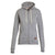 Landway Women's Heather Grey Westport Vintage Full Zip Cotton Sweatshirt