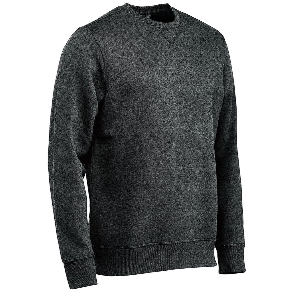 Stormtech Men's Carbon Heather Yukon Crew Pullover