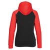 Stormtech Women's Black/Bright Red Omega Two-Tone Zip Hoody