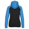 Stormtech Women's Black/Electric Blue Omega Two-Tone Zip Hoody