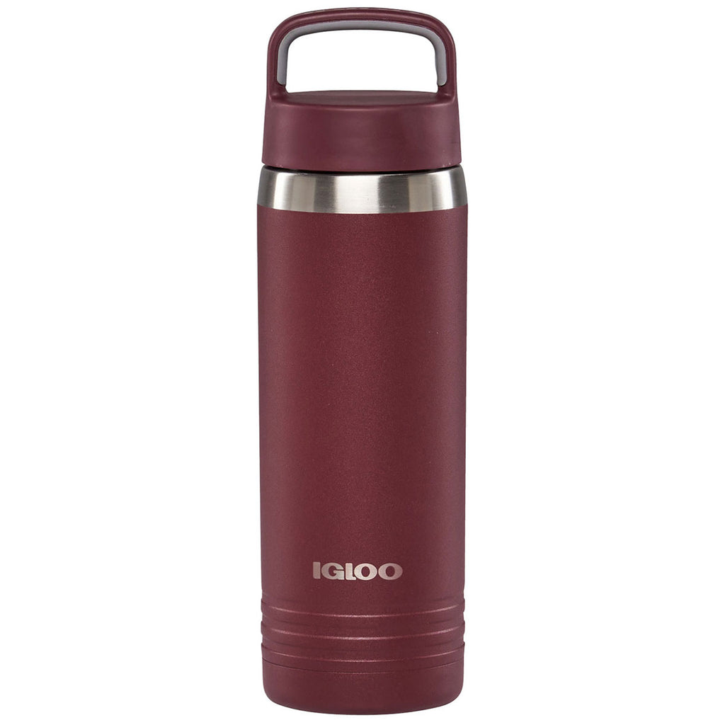 Igloo Burgundy 24 oz. Vacuum Insulated Bottle