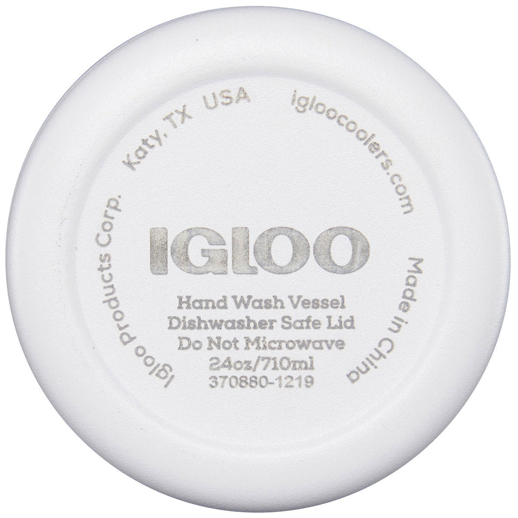 Igloo White 24 oz. Vacuum Insulated Bottle