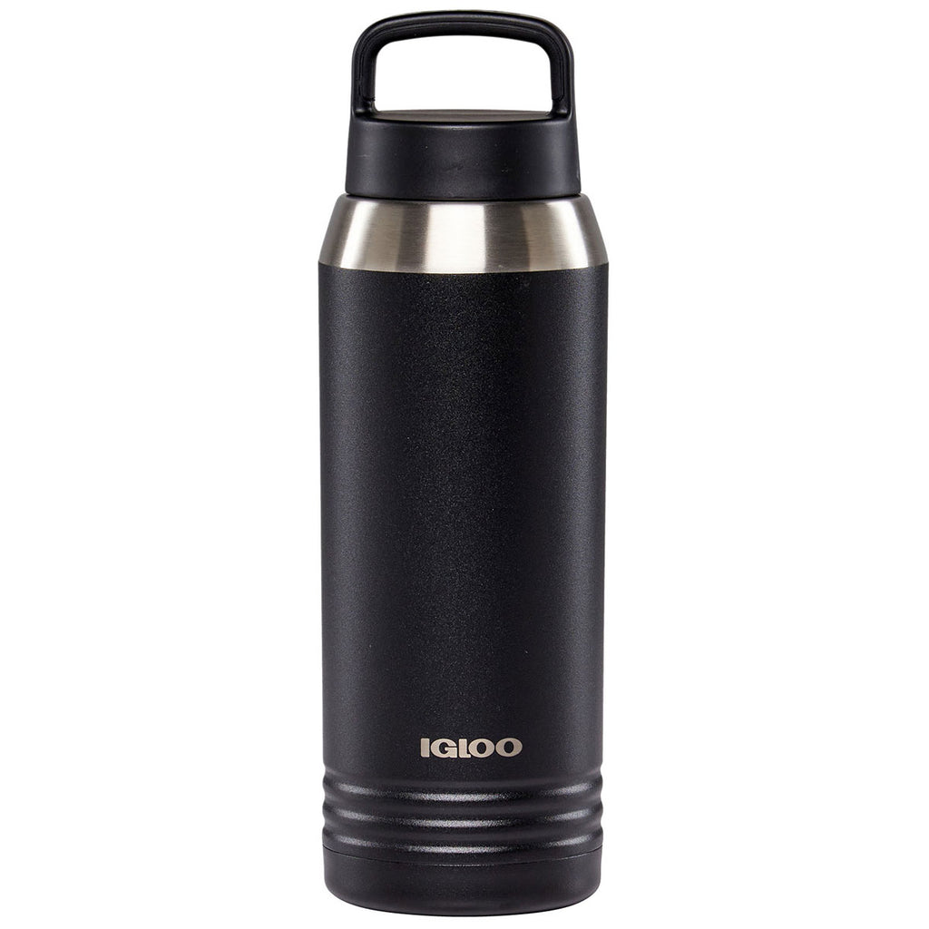 Igloo Black 36 oz. Vacuum Insulated Bottle