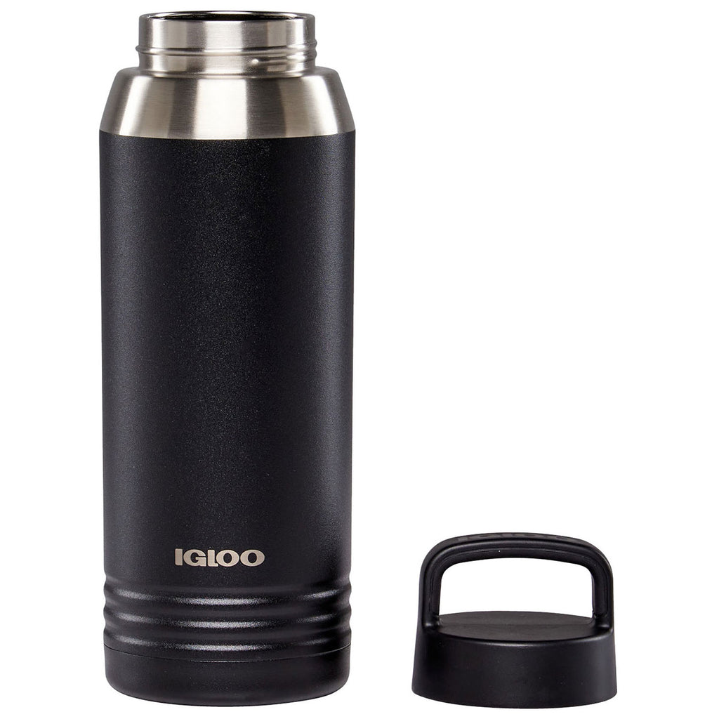 Igloo Black 36 oz. Vacuum Insulated Bottle