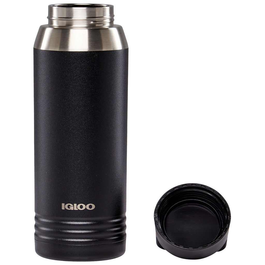 Igloo Black 36 oz. Vacuum Insulated Bottle