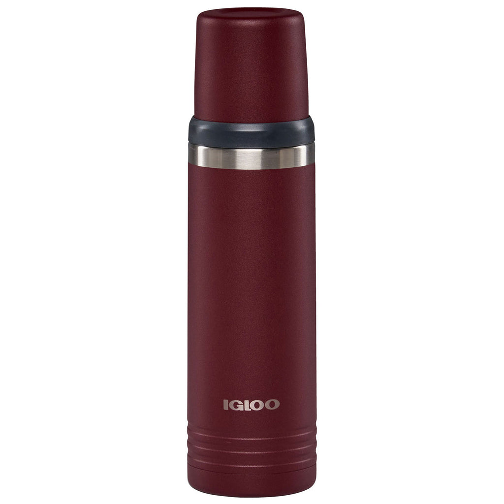 Igloo Burgundy 20 oz. Vacuum Insulated Flask
