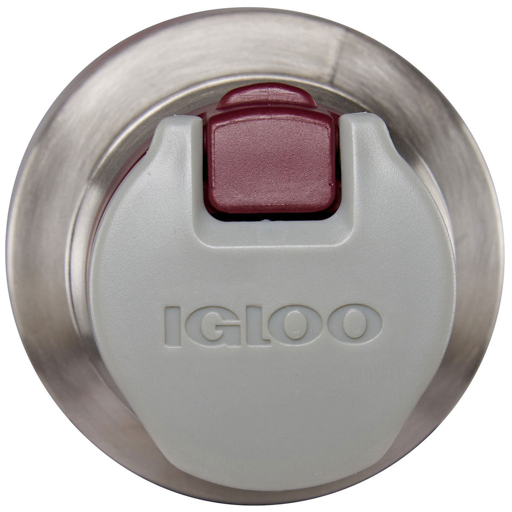 Igloo Burgundy 20 oz. Vacuum Insulated Flask
